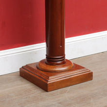 Load image into Gallery viewer, Mahogany Classical Column Pedestal Plant Stand, Carved Acanthus Capital. B13087
