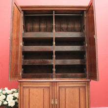 Load image into Gallery viewer, x SOLD Antique Australian Gentleman's Press or Chest on Chest, Chest of Drawers. B12335