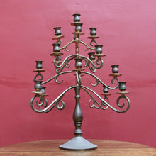 Load image into Gallery viewer, Large Brass 17-Branch Gothic Revival Candelabra – French Style. B12840