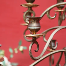 Load image into Gallery viewer, Large Brass 17-Branch Gothic Revival Candelabra – French Style. B12840