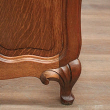 Load image into Gallery viewer, x SOLD Antique French Oak Double Bed - includes Headboard, Foot, Side Rails. B12394