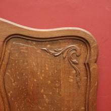 Load image into Gallery viewer, x SOLD Antique French Oak Double Bed - includes Headboard, Foot, Side Rails. B12394
