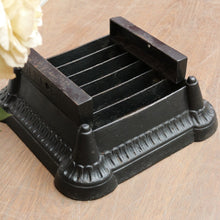 Load image into Gallery viewer, Antique Australian Metters Cast Iron Boot Scraper with Grill. B12699
