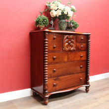Load image into Gallery viewer, Australian Cedar Chest of Drawers by Andrew Lenehan, Sydney Cabinet Maker. B12668