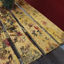Load image into Gallery viewer, Vintage Cast Garden Pub Table with Timber Plank Top and Ornate Trestle Base. B13066