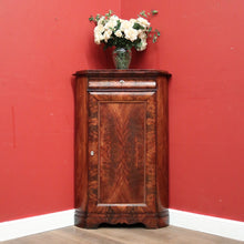 Load image into Gallery viewer, x SOLD Antique Flame Mahogany Biedermeier Corner Cabinet or Storage Cabinet. B12392