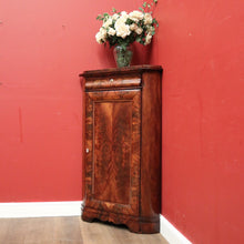Load image into Gallery viewer, x SOLD Antique Flame Mahogany Biedermeier Corner Cabinet or Storage Cabinet. B12392