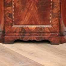 Load image into Gallery viewer, x SOLD Antique Flame Mahogany Biedermeier Corner Cabinet or Storage Cabinet. B12392