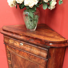 Load image into Gallery viewer, x SOLD Antique Flame Mahogany Biedermeier Corner Cabinet or Storage Cabinet. B12392