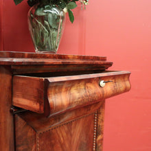 Load image into Gallery viewer, x SOLD Antique Flame Mahogany Biedermeier Corner Cabinet or Storage Cabinet. B12392