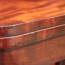 Load image into Gallery viewer, x SOLD Antique English Mahogany Card Table or Fold Over Games Table or Hall Table. B12334