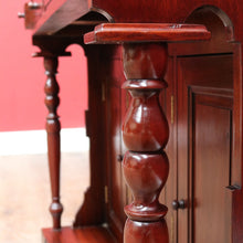 Load image into Gallery viewer, Vintage Mahogany Writing Desk with Drop Front and Hidden Storage. B12685