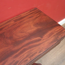 Load image into Gallery viewer, x SOLD Antique English Mahogany Card Table or Fold Over Games Table or Hall Table. B12334