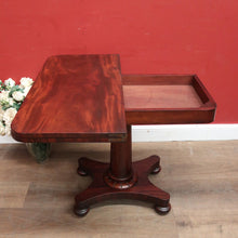 Load image into Gallery viewer, x SOLD Antique English Mahogany Card Table or Fold Over Games Table or Hall Table. B12334