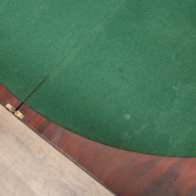 Load image into Gallery viewer, x SOLD Antique English Mahogany Card Table or Fold Over Games Table or Hall Table. B12334