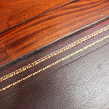 Load image into Gallery viewer, Vintage Mahogany Writing Desk with Drop Front and Hidden Storage. B12685