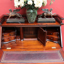 Load image into Gallery viewer, Vintage Mahogany Writing Desk with Drop Front and Hidden Storage. B12685