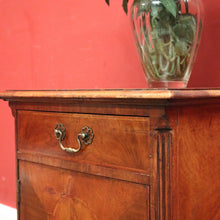 Load image into Gallery viewer, x SOLD Antique Flame Mahogany Single Door Hall Cabinet Lamp Cupboard or Bedside. B12388