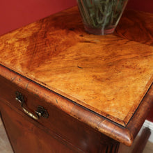 Load image into Gallery viewer, x SOLD Antique Flame Mahogany Single Door Hall Cabinet Lamp Cupboard or Bedside. B12388