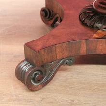 Load image into Gallery viewer, x SOLD Antique English Rosewood Dining Table with a Circular Top and Pedestal Base. B12389
