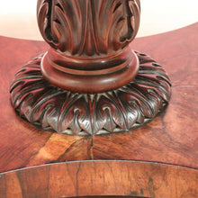 Load image into Gallery viewer, x SOLD Antique English Rosewood Dining Table with a Circular Top and Pedestal Base. B12389