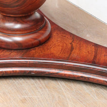 Load image into Gallery viewer, Antique Rosewood and Mahogany Pedestal Occasional Table or Lamp Table. B13052