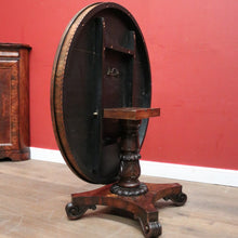 Load image into Gallery viewer, x SOLD Antique English Rosewood Dining Table with a Circular Top and Pedestal Base. B12389