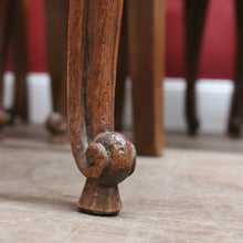 Load image into Gallery viewer, Set of Six Antique French Chairs with Open Work Backs and William Morris Strawberry Thief Seats. B12875