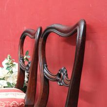 Load image into Gallery viewer, Set of Four Antique English Rosewood Balloon Back Dining Chairs. B13049