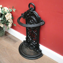 Load image into Gallery viewer, x SOLD Antique Cast Iron Umbrella Holder – English Umbrella or Walking Stick Stand. B12391