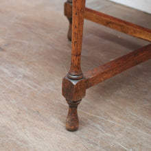 Load image into Gallery viewer, Antique Australian Maple Lamp or Side Table with Gate Leg Base and X Stretcher. B12677
