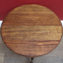 Load image into Gallery viewer, Antique Australian Maple Lamp or Side Table with Gate Leg Base and X Stretcher. B12677