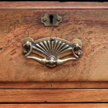 Load image into Gallery viewer, x SOLD Antique English Edwardian Walnut Dressing Table with Mirror and Drawers. B12387