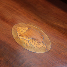 Load image into Gallery viewer, Antique Georgian Regency Bowfront Mahogany Mirror with Drawers and Inlay. B12878