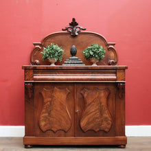 Load image into Gallery viewer, Antique Australian Cedar Shield Door Chiffonier, Felt Lined Drawer. B12373