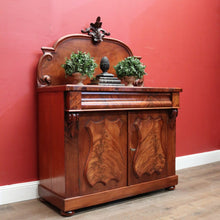 Load image into Gallery viewer, Antique Australian Cedar Shield Door Chiffonier, Felt Lined Drawer. B12373