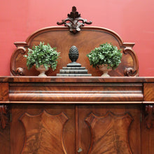 Load image into Gallery viewer, Antique Australian Cedar Shield Door Chiffonier, Felt Lined Drawer. B12373