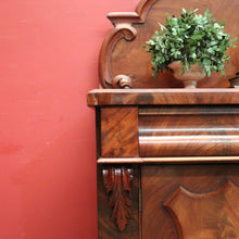 Load image into Gallery viewer, Antique Australian Cedar Shield Door Chiffonier, Felt Lined Drawer. B12373