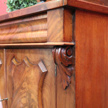 Load image into Gallery viewer, Antique Australian Cedar Shield Door Chiffonier, Felt Lined Drawer. B12373