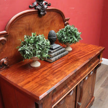 Load image into Gallery viewer, Antique Australian Cedar Shield Door Chiffonier, Felt Lined Drawer. B12373