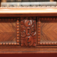 Load image into Gallery viewer, x SOLD Antique French Inlay Dressing Table, 2 Trinket Drawers, 2 Larger Drawers and Mirror. B12431