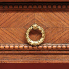 Load image into Gallery viewer, x SOLD Antique French Inlay Dressing Table, 2 Trinket Drawers, 2 Larger Drawers and Mirror. B12431