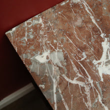 Load image into Gallery viewer, x SOLD Antique Marble and Oak Bedside Cabinets, Side, Lamp or Hall Table. B11573