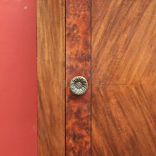 Load image into Gallery viewer, x SOLD Antique English One Door Bedside Cabinet or Lamp Table with Marquetry Inlay. B12433