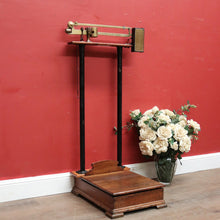 Load image into Gallery viewer, x SOLD Antique French Scales. Platform or Warehouse Scales, In working condition. B12424