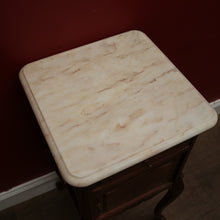 Load image into Gallery viewer, x SOLD Antique French Mahogany and Marble Bedside Cabinet, Hall, Lamp or Side Table B11816