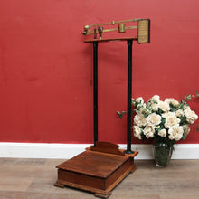 Load image into Gallery viewer, x SOLD Antique French Scales. Platform or Warehouse Scales, In working condition. B12424