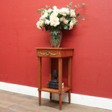 Load image into Gallery viewer, x SOLD Antique French Cherrywood Bedside Table or Lamp Table, Paris, With Brass Feet. B12422
