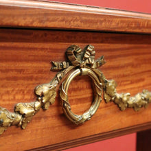 Load image into Gallery viewer, x SOLD Antique French Cherrywood Bedside Table or Lamp Table, Paris, With Brass Feet. B12422