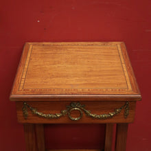 Load image into Gallery viewer, x SOLD Antique French Cherrywood Bedside Table or Lamp Table, Paris, With Brass Feet. B12422